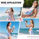 Waterproof Phone Pouch Floating, IP68 Case, Glitter Purple | for iPhone 16/Galaxy S24 | Up to 7.0'' | with Adjustable Lanyard | Dry Bag Beach Essentials | 1 Pack