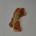 Artificial Husk Thistle Bush Flowers,Faux Wheat and Sorghum Grass Floral for Home Decor,Fake Plant Greenery Bouquets for Autumn and Thanksgiving DIY Decorations,A Pack of 2,Orange (W1358)