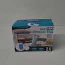 26 Pack Space Saver Storage Bags with Electric Air Pump