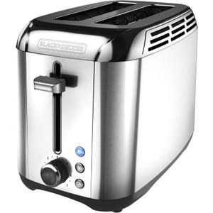 BLACK+DECKER TR3500SD Rapid Toast 2-Slice Toaster, Stainless Steel