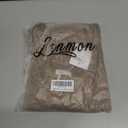 LINMON Women's Scoop Neck Sleeveless Basic Tank Top Bodysuits (Large, Mocha)