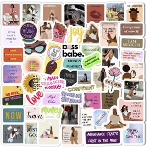 200Pcs Vision Board Stickers for Black Women, Vision Board Supplies Kit, Magazines - Motivational & Inspirational Stickers, Gifts for Women & Men