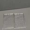 Microwave Filter Replacement 7.64 x 5.12 for GE WB06X10309 WB06X10359 Microwave Grease Filter - Also Fits LG Kenmore and More - Filters Kitchen Oven Air Entering Over the Range Vent Fan (2-Pack)