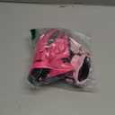 Wenouy 2 Pairs Kids Winter Snow Gloves Waterproof Windproof Warm Fleece Boys Girls Ski Gloves Outdoor Cold Weather (Rose Red, Pink, 3-5 Years)