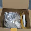 Hazel Quinn Retro Electric Kettle - 1.7 Liters / 57.5 Ounces Tea Kettle with Thermometer, All Stainless Steel, 1200 Watts Fast Boiling, BPA-Free, Cordless, Automatic Shut Off - Pearl White