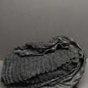 Nayoroom Fluffy Faux Fur Duvet Cover King Size Velvet Flannel Gray Striped Reversible Comforter Cover Winter Warm 3 Pcs Luxury Soft Shaggy Plush Fuzzy Bedding Set with Zipper Closure