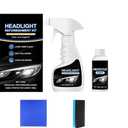 2025 Automotive Headlight Restoration Kit,Headlight Cleaner for Cars,Headlight Refurbishing Kit,Headlight Refurbishing Agent with Headlight Protective Agent,Towel,Sponge
