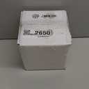 KoKo&Yukina 6 Inch Milk White Glass Globes Shade Frosted Replacement Glass Shades - 2.67" Fitter Opening - Lighting Fixture Replacement (1 Pack)