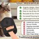 Washable Reusable Pet Hair Remover Glove for Dog & Cat Hair Electrostatic Fur Removal Tool for Laundry, Clothes, Sofa, Carpet & Car Seats Easy Clean Lint Remover for Pet Owners