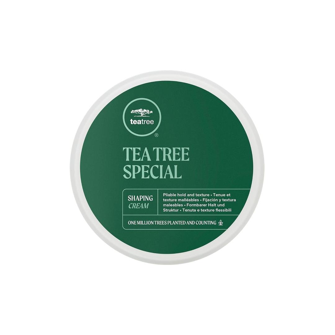 Tea Tree Shaping Cream, Hair Styling Cream, Long-Lasting Hold, Matte Finish, For All Hair Types (3 Ounce (Pack of 1))