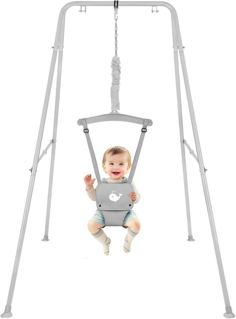 Baby Jumper with Stand, Baby Jumpers and Bouncers Suitable for 6-24 Months