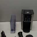 Hot & Iced Coffee Maker with Bold Setting, Single Serve Coffee Maker for K Cup and Grounds, 6-14 Oz Brew Sizes, 50 Oz Removable Water Tank, One Cup Coffee Machine with Reusable Filter, Black