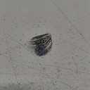 925 Sterling Silver Oxidized Spoon Ring Adjustable Ring Jewelry Gifts for Women 10