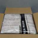 5x7 Area Rugs Beige Low Pile Indoor Washable Trendy Faded Style Rugs for Bedroom Living Room Dining Room Foldable Non-Slip Thin Print Home Office Mat