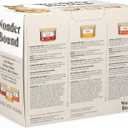 Amazon Brand - Wonder Bound Wet Cat Food, Pate, No Added Grain, Variety Pack (Beef/Chicken/Turkey & Giblet), 3 ounce (Pack of 24) (EXP 04/24/28)