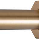 Ivilon Tension Curtain Rod - Hexagonal Spring Tension Rod for Windows or Shower, 54 to 90 Inch, Warm Gold