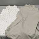 2-Pack Organic Baby Sleep Sacks, 100% Cotton - Soft & Breathable 0.5TOG Baby Wearable Blanket, Toddler Sleeping Sack 6-18 months, Easy to Wear Transitional Swaddles for Newborns, Infants (Nordic, M)