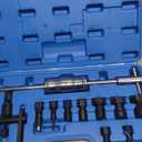 12Pcs Motorcycle Bearing Puller Kit, Blind Bearing Puller Kit, Slide Hammer Puller Set Suitable for Bearing Diameter 8-32MM