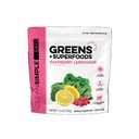Clean Simple Eats Super Greens Powder, Raspberry Lemonade, 30 Servings | Chlorella & Spirulina | Prebiotic Fiber | Superfoods | Gluten Free | No Artificial Ingredients | Naturally Flavored