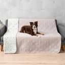 PetAmi Waterproof Couch Cover for Dogs, Reversible Furniture Cover Sofa Protector for Pet Cat Bed, Washable Blanket Dog Cover for Couch Seat, 68x82 Beige