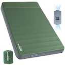 Elegear CumbreX Air & Foam Self Inflating Sleeping Pad, Built-in Electric Pump 4" Ultra-Thick Memory Foam Camping Mattress with Pillow Double Camping Pad 4-Season R-value 9.5 Camp Mat for Travel Full Size