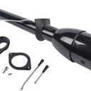 GELUOXI Replacement for GM 35 Inch Tilt Manual Steering Column Floor Shift Hot Rod Replacement for 1967-1972 Chevy GMC C10 C20, Stainless Steel Black Coating