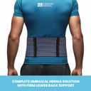 Everyday Medical Umbilical Hernia Belt for Men - Abdominal Binder Post Surgery, Hernia Support for Women with Compression Pad, Abdominal Compression Garment for Incisional, Epigastric, & Ventral - S/M