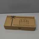 Nacome Plant Terrarium Propagation Stations: Mothers Day Gifts for Mom Plant Lovers Women Wife Daughter - 3 Bulb Glass Vases with Wooden Stand Tabletop for Hydroponics Home Garden Decor (Blue)