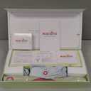 Mini Mahjong Set for Kids & Beginners, Portable Travel Mahjong Tiles Set American for Family, 160 Acrylic Mini Mahjong Tiles with Carrying Bag, Mat, Racks, Mah Jong Starter Kit for Ages 6+ (Green)