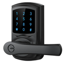 HIDALIFE Keyless Entry Door Lock with Keypad and Handle for Front Doors, Touchscreen Electronic Door Lock, Anti-peep Password, Auto-Locking, Matte Black