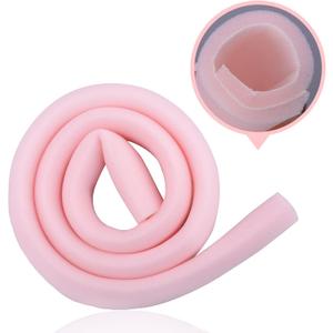 Toe Sleeve with Overlap Large Size 1" Inner Diameter 36" Roll, Sponge Toe Protectors for Blisters, Bunions, Corns