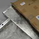 Otoolling 6" × 20" Boat Trailer Step with Nonslip Surface Galvanized Steel Heavy Duty Boat Trailer Steps for The Tongue Fits for 4" × 3" Frame