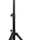 Pyle Premium LCD Flat Panel TV Tripod Stand, Portable & Foldable TV Mount for LCD/LED Flat Screen TVs up to 32", Adjustable Height, 88.8 lbs Capacity, VESA 100x200/200x200 - (PTVSTNDPT3215)