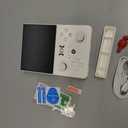 Newest R36MAX Ⅱ 4.5 Inch Retro Handheld Game Console,1024x768 IPS HD Screen,128G Built-in 22000+ Classic Game,Portable Open Source Linux System,4000mAh Battery with Arcade Joysticks*2 (White)