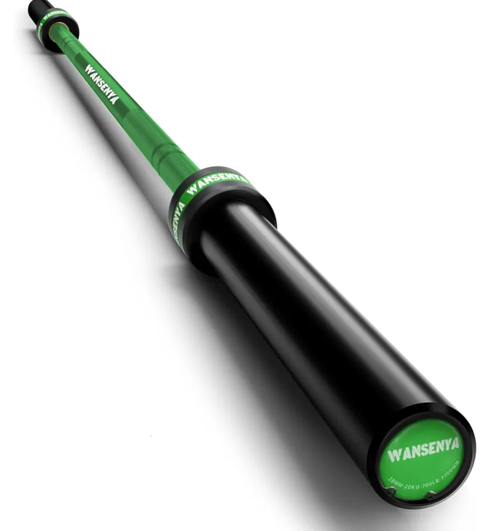 7FT Olympic Barbell 45lb,28MM 2 Inch Olympic Bar for No. 45 Steel,Olympic Weight Bars for Lifting,CrossFit,Bench Press,Deadlift,Squats,Strength Training bars