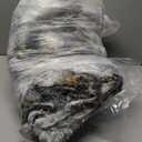 DweIke Fluffy Black White Gold Rugs for Bedroom Living Room, 5x8 Large Soft Plush Shaggy Tie-Dyed Girls Boys Kids Rug, Upgraded Non-Slip and Machine Washable Carpet for Dorm Nursery Classroom Decor