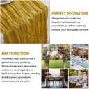 Niallant 6 Pack Mustard Yellow Cheesecloth Table Runner - 120 Inches, Rustic Gauze Table Runner for Dining, Home Decor, Wedding, Baby Shower, Bridal Decoration