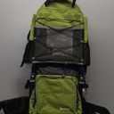 besrey Baby Backpack Carrier, Toddler Hiking Backpack with Safety 3Height Seat, Adjustable Straps&Waist Belt, Foldable Frame Lightweight Large Capacity Child Carrier for Hiking (Army Green)