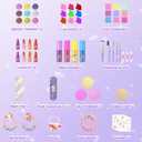 PERRYHOME Kids Makeup Set for Girls 63 Pcs Washable Non-Toxic Real Cosmetic Toddler Makeup Kit, Unicorn Princess Makeup Birthday Gift, 2026 New CPF Sustainable Materials Girl Gifts for 3-12