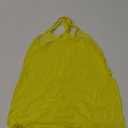 OUYE Men's Mesh See-Through Tank Top Vest (Yellow)