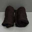 GLAMBURG 100% Cotton 2 Pack Oversized Bath Towel Set 28x55 Inches, Ultra Soft Highly Absorbant Compact Quickdry & Lightweight Large Bath Towels, Ideal for Gym Travel Camp Pool - Chocolate Brown