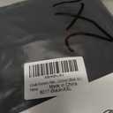 iCreek Women's Rain Jacket Long Raincoat Packable Hooded Waterproof Windproof Plaid Lined Trench Coat Lightweight for Outdoor (Black, XXL)