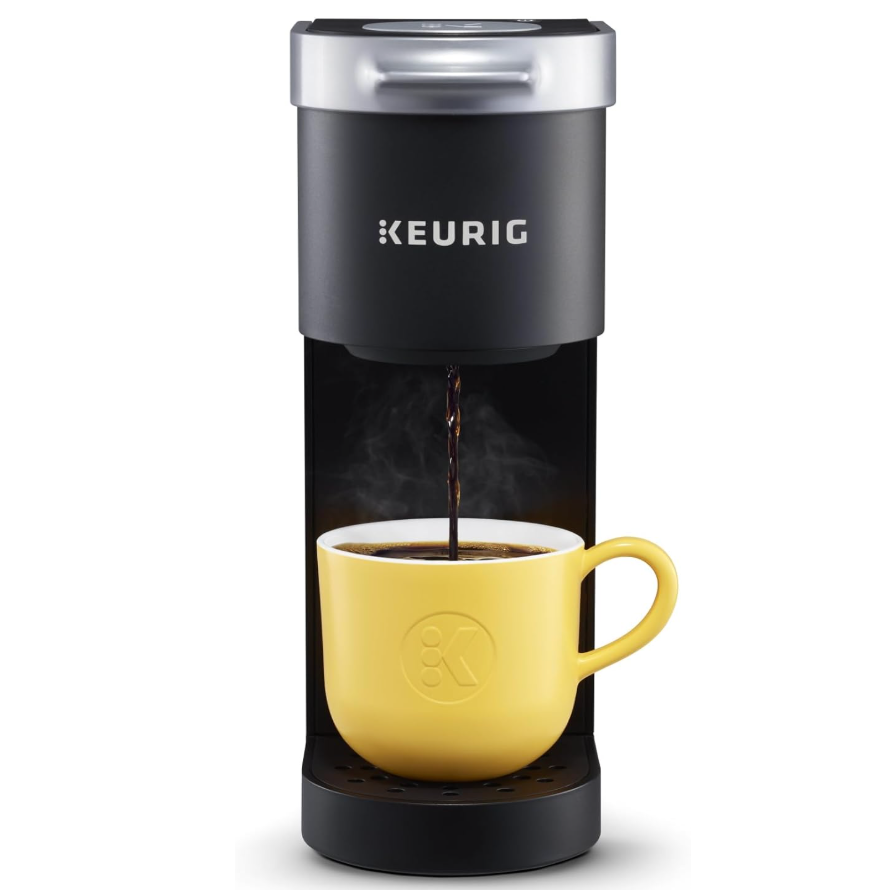 Keurig K-Mini Single Serve K-Cup Pod Coffee Maker, 6 to 12oz Brew size, with Cord Storage, Perfect for Small Spaces, Black