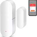 WiFi Door and Window Sensor: Wireless Contact Sensor with Free App Notification Alerts, Smart Door Sensor for Alarm System & Smart Home Automation, Compatible with Alexa Google Home(1Pack)