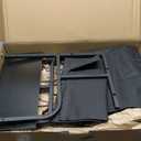 Record Player Stand with Vinyl Storage - 6-Tier Turntable Table with Adjustable Feet, Metal & Wood Cabinet - Console Organizer Display Shelf for Living Room, Apartment