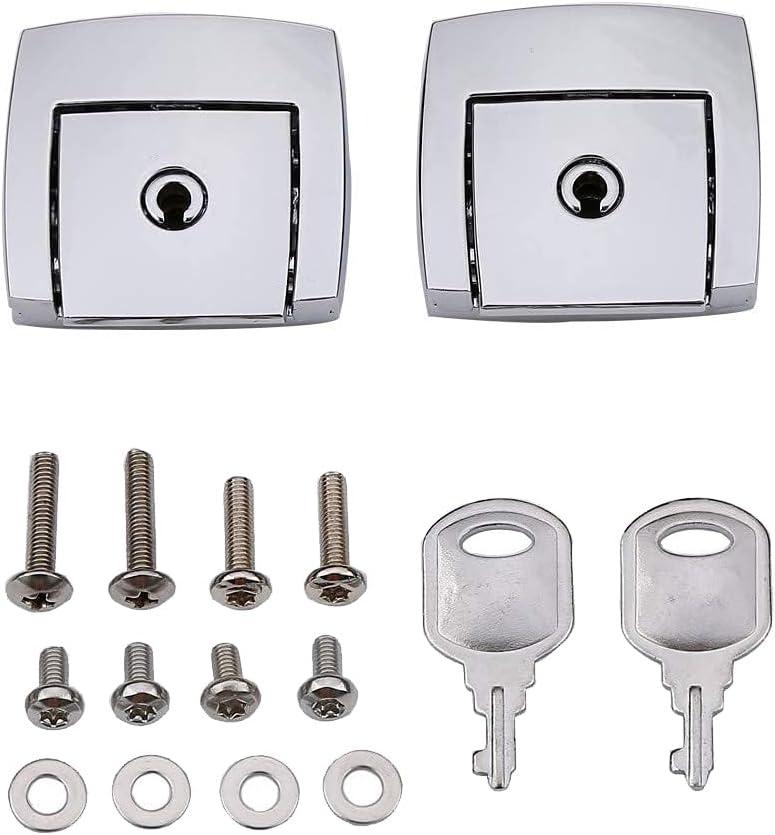 Tour Pack Pak Latch Fits For Harley Touring Electra Glide 1988-1999 2000-2013 (Chrome)