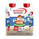 Premier Protein Non-Dairy Almondmilk Protein Shake, 20g, Vanilla, 4 Pack | Plant-Based Protein, 160 Calories, 5g Sugar, Supports Muscle Health, Gluten-Free, 11 oz (EXP 02/18/27)