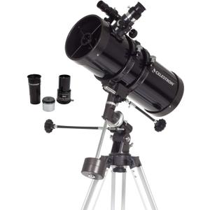 Celestron - PowerSeeker 127EQ Telescope - Manual German Equatorial Telescope for Beginners - Compact and Portable - Bonus Astronomy Software Package - 127mm Aperture