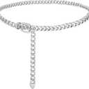 WHIPPY Waist Chain Belt Women Ladies Adjustable Body Waist Link Belts for Jeans Dresses