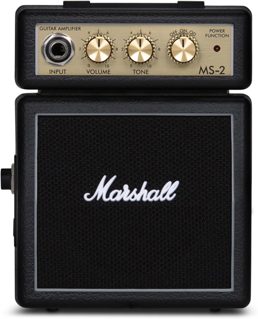 Marshall MS2 Battery-Powered Micro Guitar Amplifier (Black)